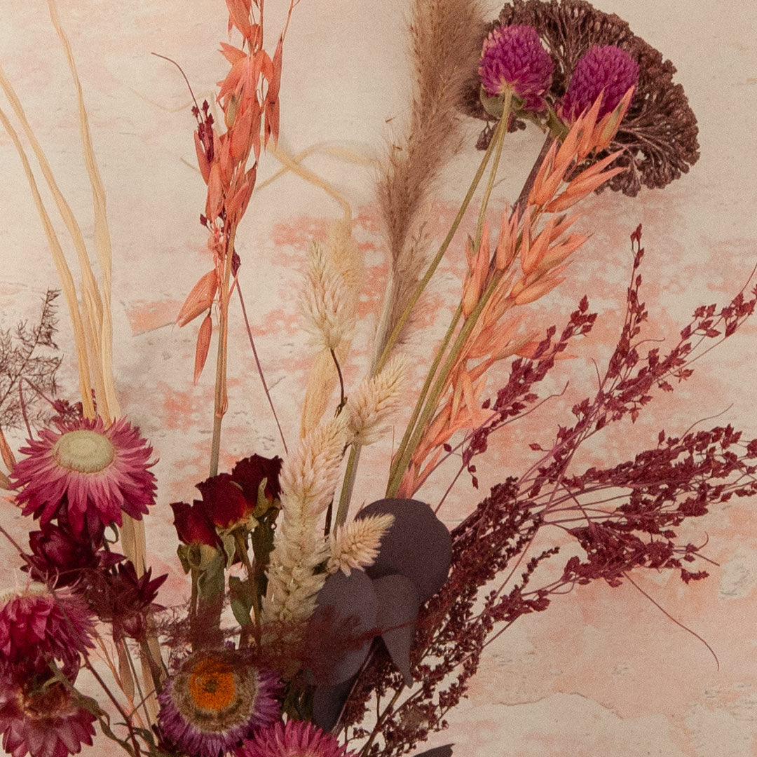Fallen Crimson Dried Flower Jar – The Floristry