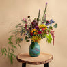 Limited Edition: Marble Vase & Midnight Bazaar Flower Bouquet