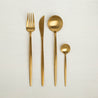 Golden Cutlery Set